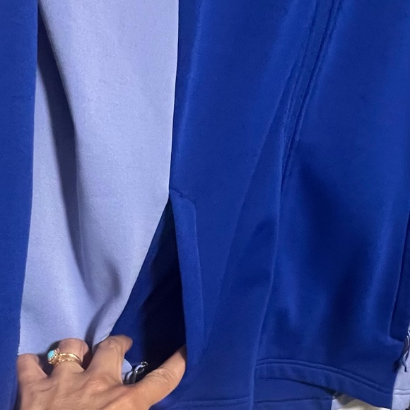 The North Face Royal Blue Two Toned Softshell Jacket Activewear Hiking Layering - Picture 6 of 12